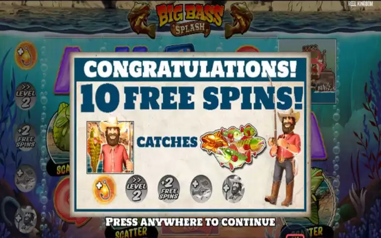 Free Spins Big Bass Splash
